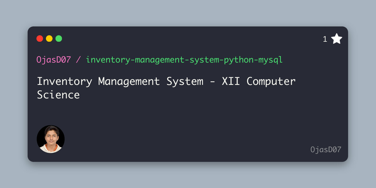 inventory-management-system-python-mysql