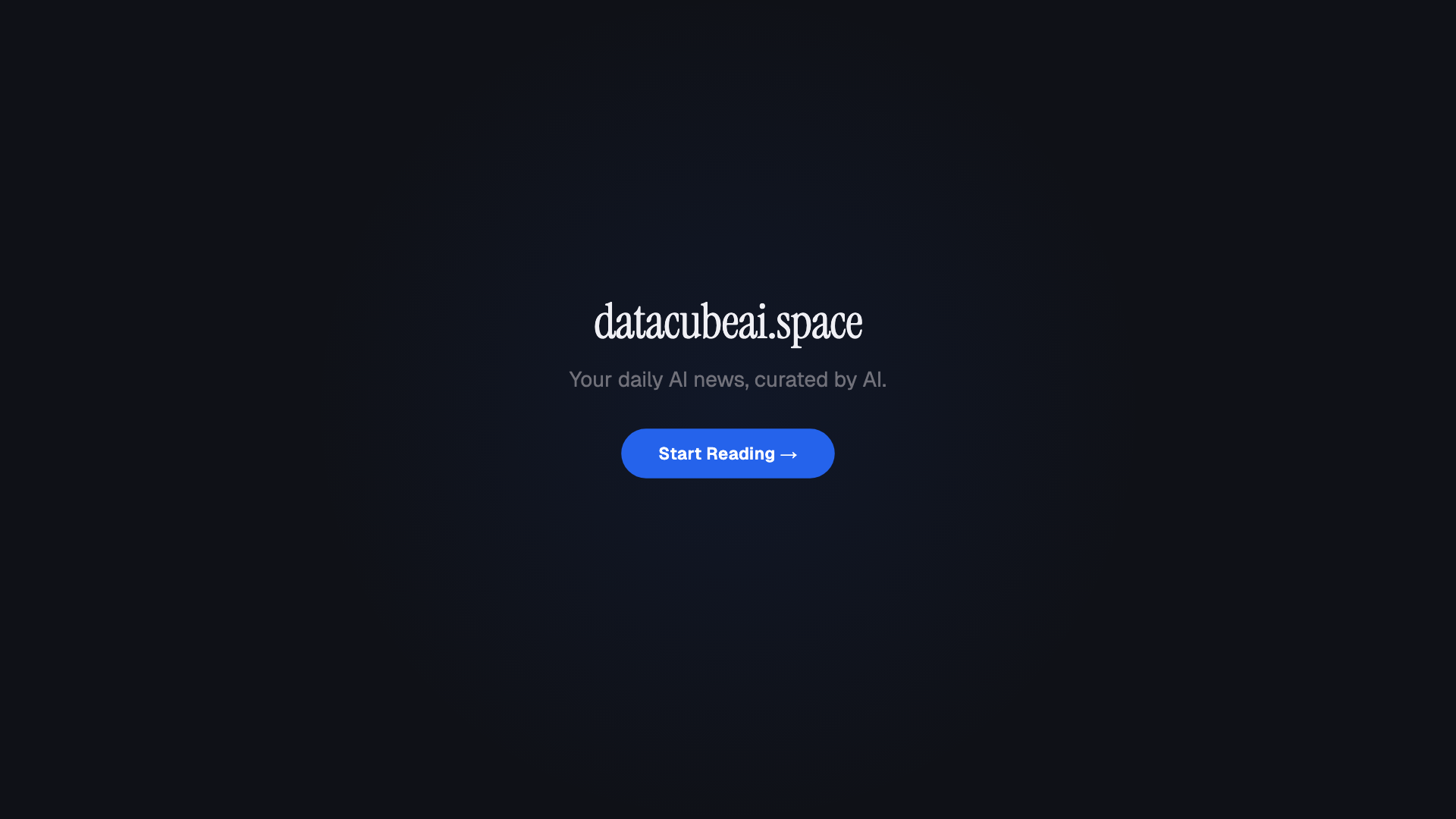 DataCube-AI-Space
