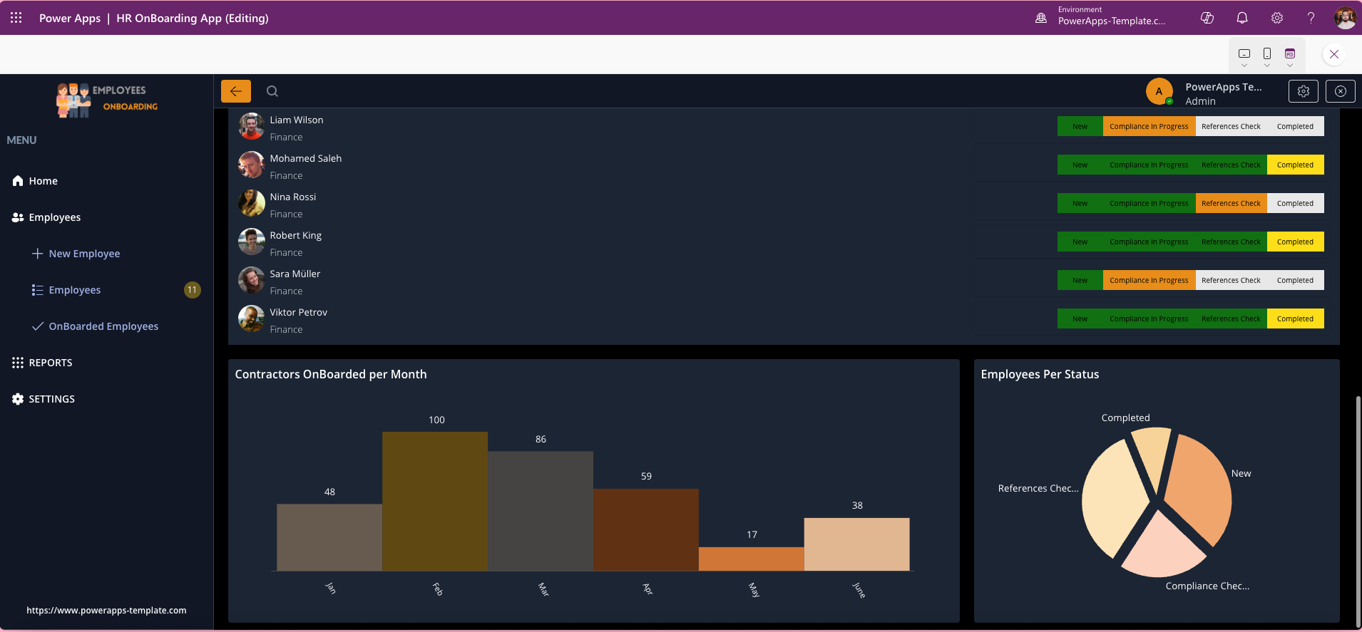 powerapps-hr-template