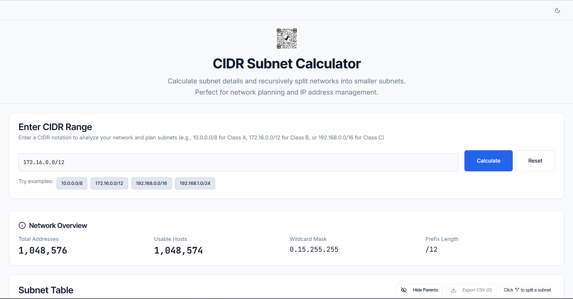 subnet-splitter