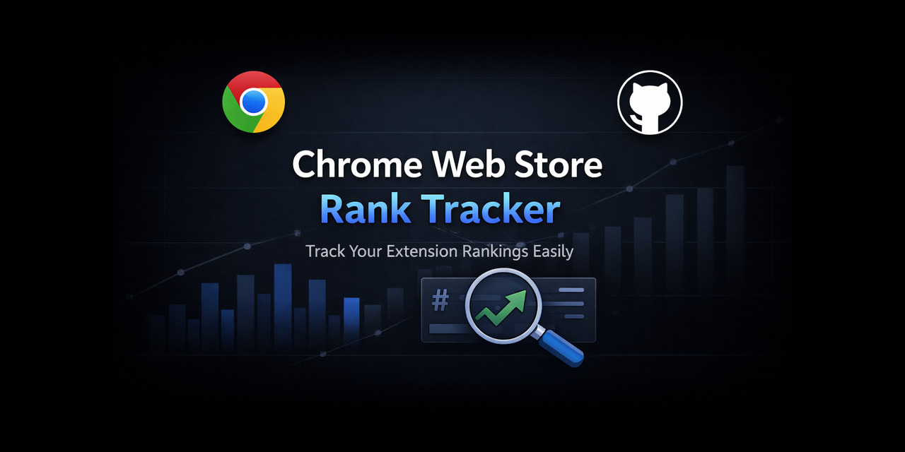 GitHub - beardednotary/chrome-web-store-rank-tracker: Automated keyword ...