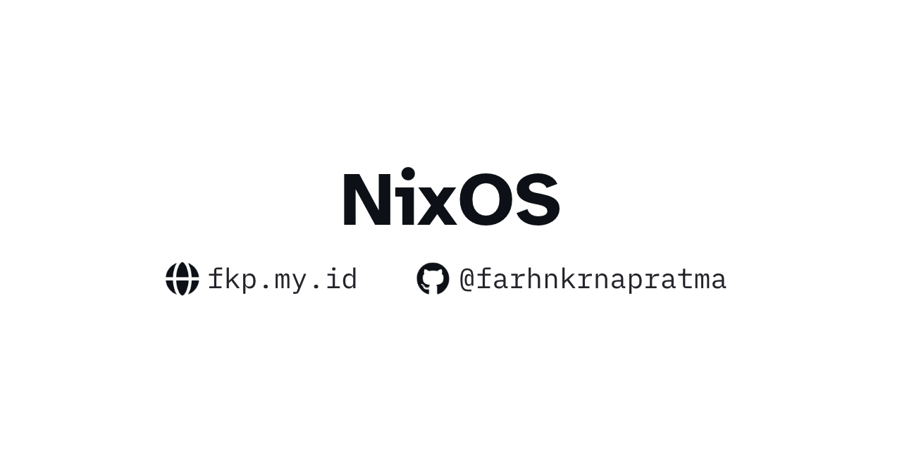 Banner image for project “nixos”