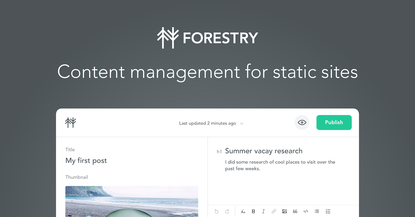 forestry.io