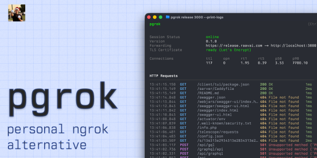 GitHub - R44VC0RP/pgrok: Personal ngrok alternative. Expose local ports ...