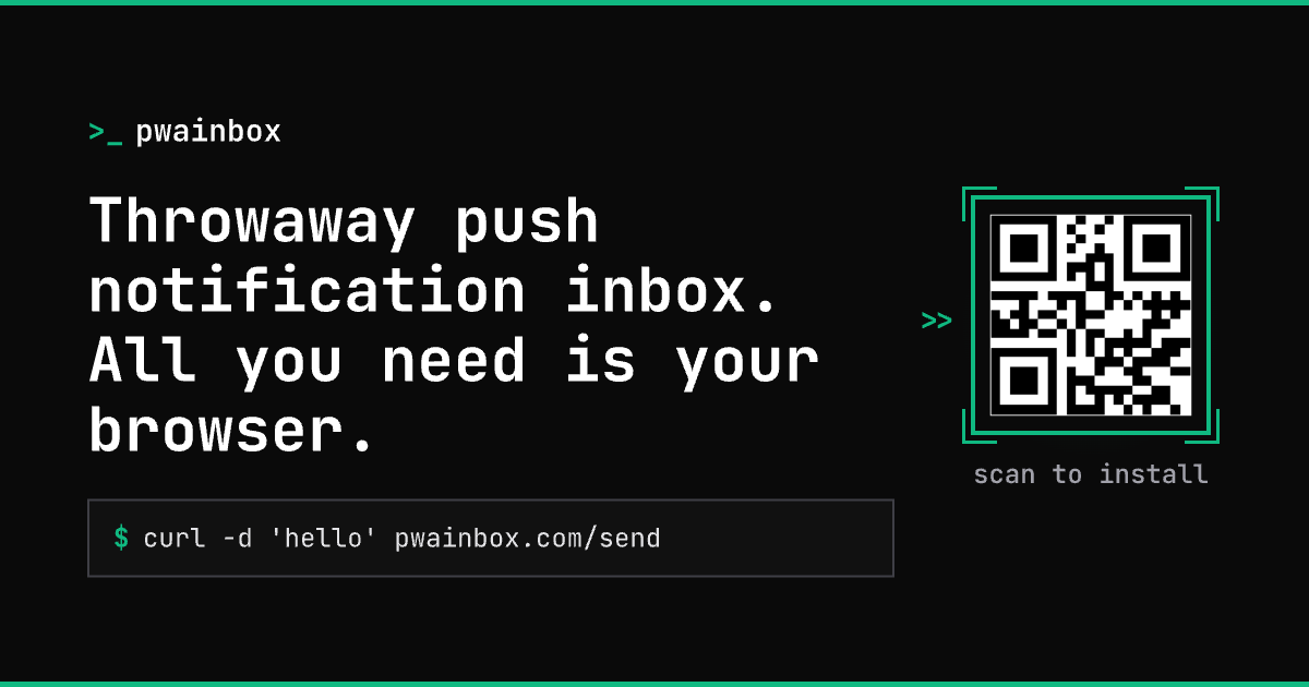GitHub - magicbell/pwa-inbox: Your throwaway push notification inbox ...