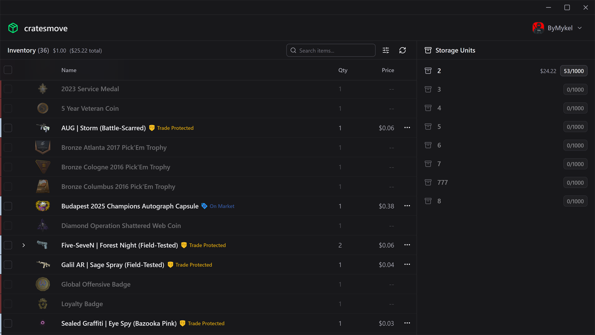GitHub - ByMykel/cratesmove: A desktop application for managing your ...