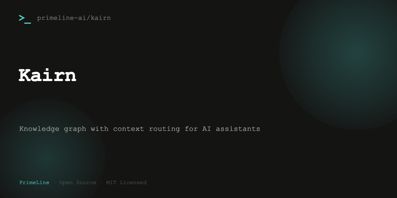 GitHub - primeline-ai/kairn: Context-aware knowledge engine for AI ...