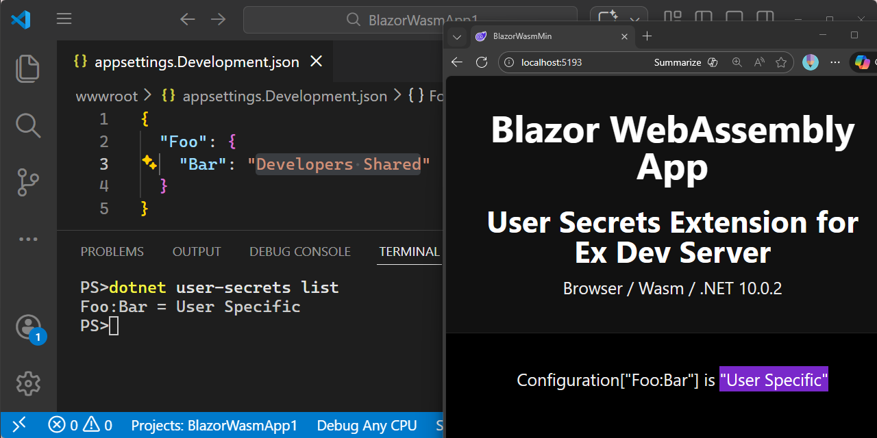 Toolbelt.Blazor.WebAssembly.ExtensibleDevServer.UserSecretsExtension