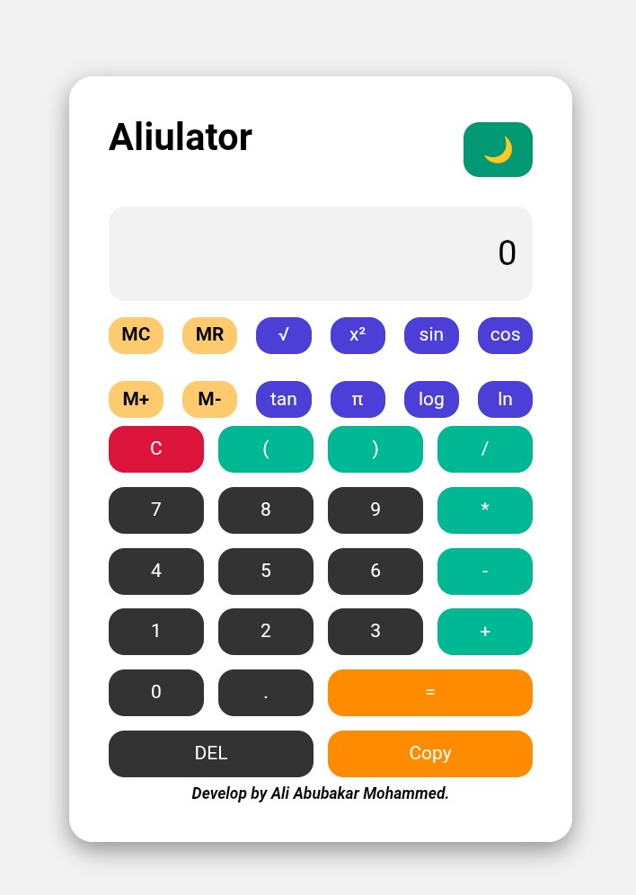 GitHub - ALIMOHAMMEDABUBAKAR/calculator-app · GitHub