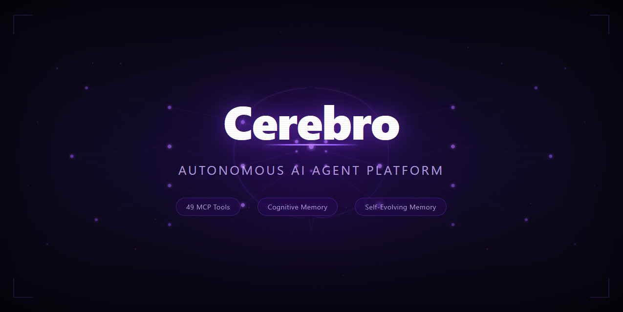 GitHub - Professor-Low/Cerebro: Autonomous AI agent platform with ...