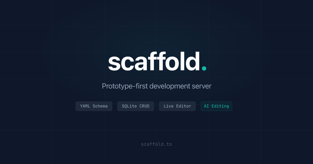 GitHub - HelgeSverre/scaffold: Bun-powered tool for running, persisting ...