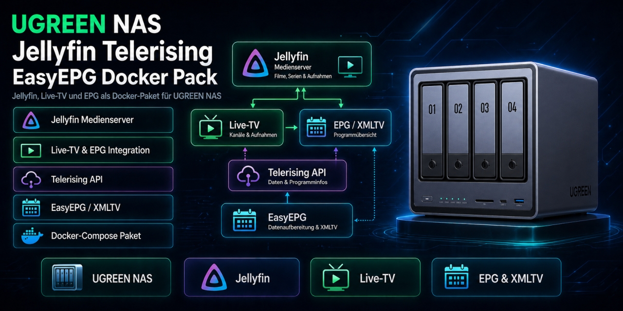 UGREEN-NAS-Jellyfin-Telerising-EasyEPG-DockerPack
