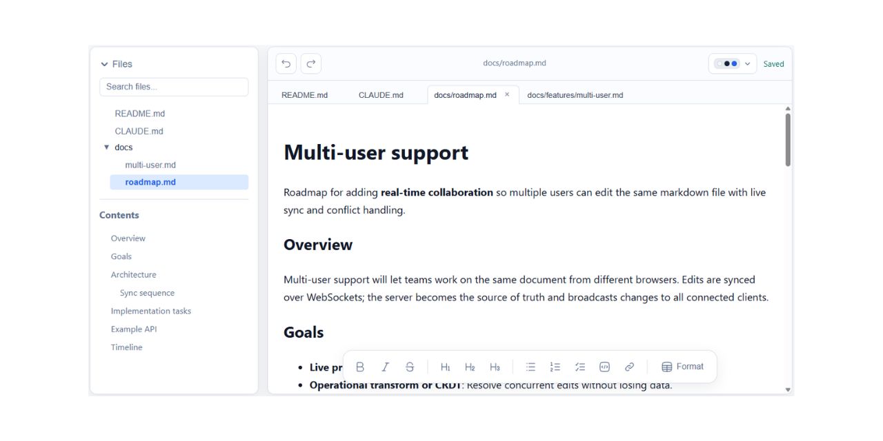 GitHub - elena-cabrera/markdown-os: markdown-os is a CLI tool for ...