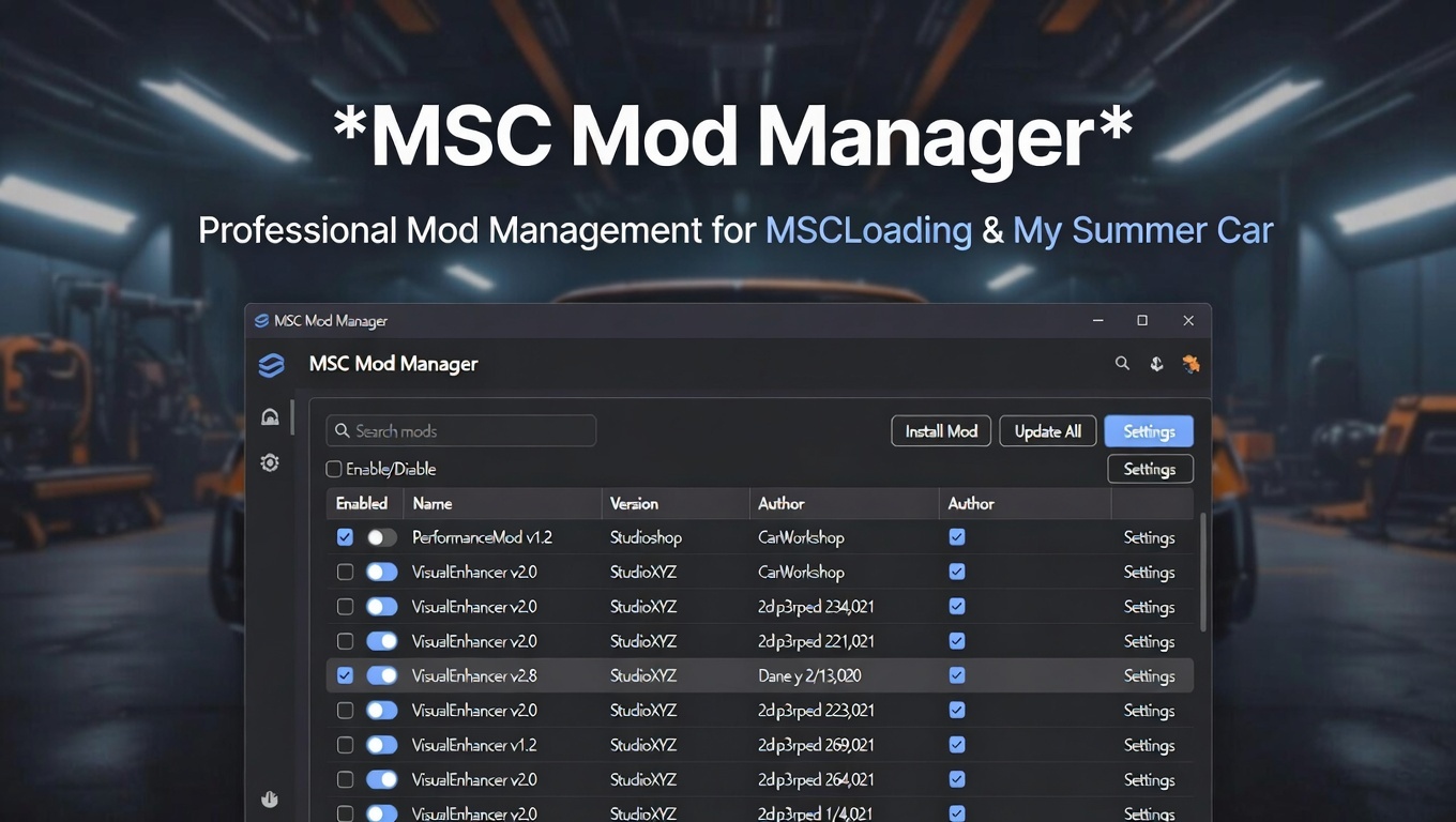 GitHub - MSC-Mod-Manager-2026-My-Summer-Car/.github · GitHub