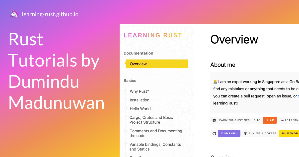 GitHub - learning-rust/learning-rust.github.io: Rust Programming ...