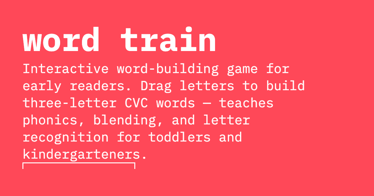 word-train
