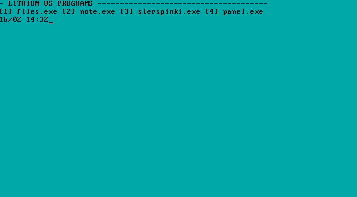 GitHub - OsJanelas/LithiumOS: A small Assembly system in shell similar ...