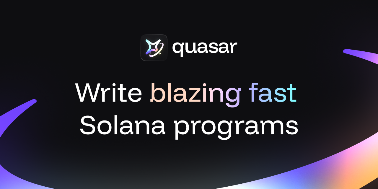 GitHub - blueshift-gg/quasar: A blazing fast Solana program framework ...