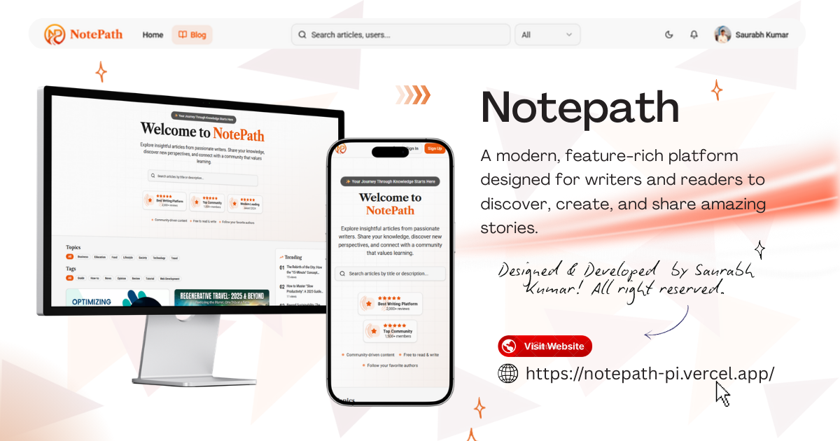 NotePath-Modern-Blogging-Platform