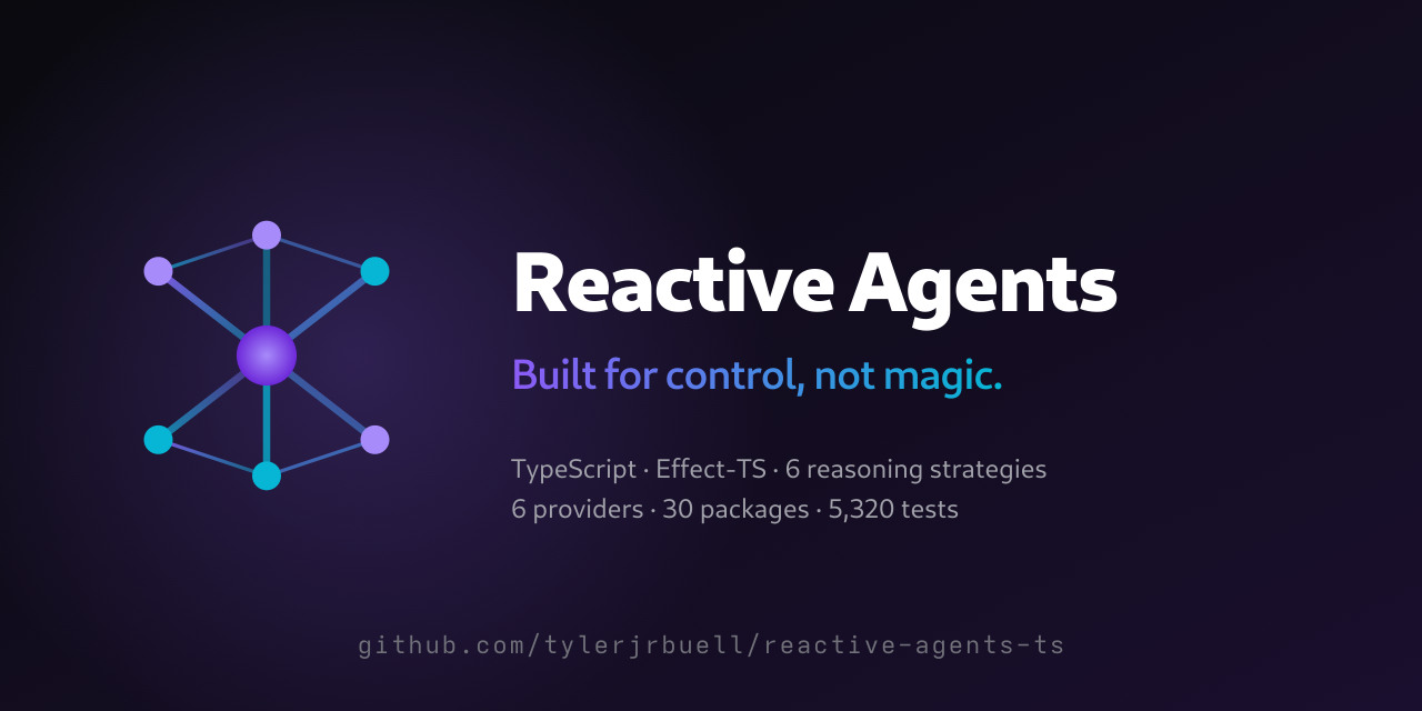 GitHub - tylerjrbuell/reactive-agents-ts: A composable framework for ...