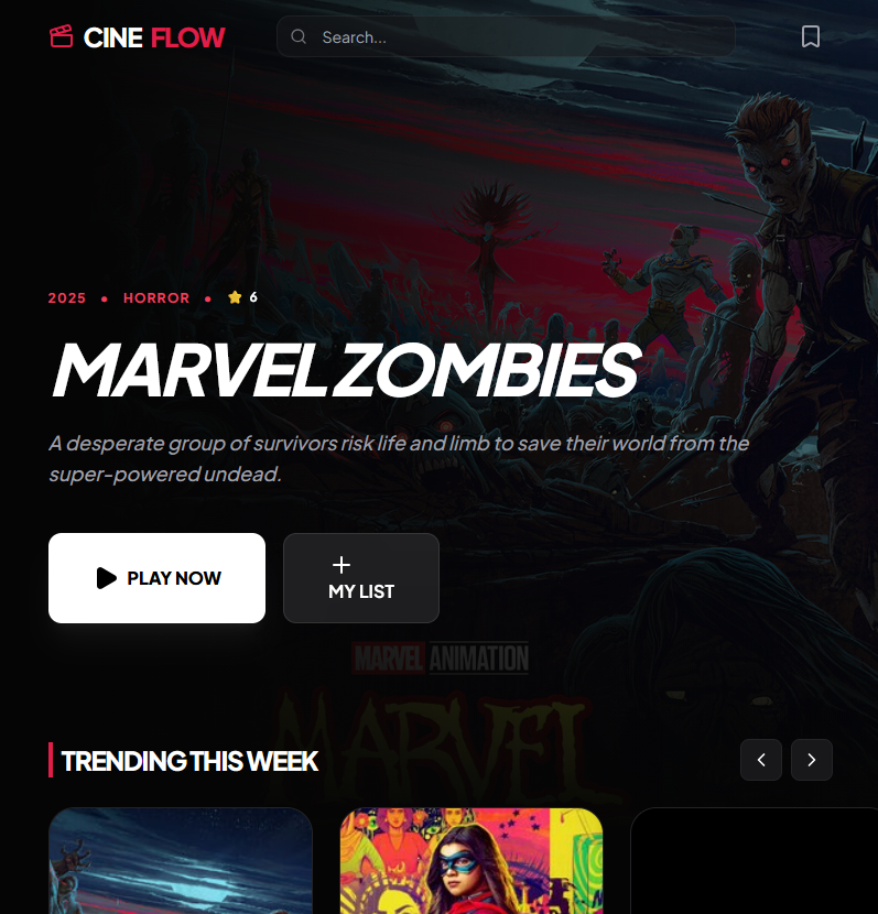 GitHub - cicicdamir/CINEFLOW-PRODUCTION-UI: High-performance, zero ...
