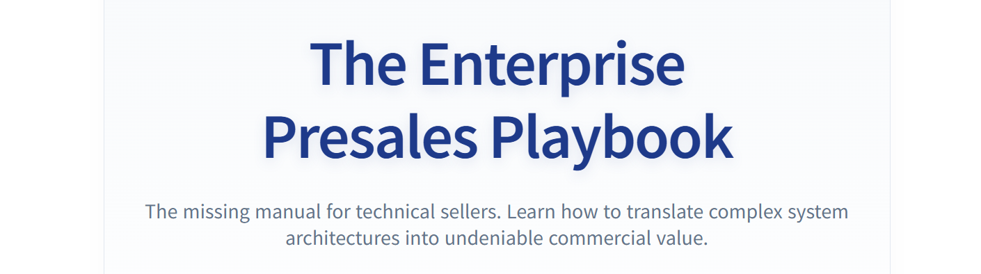 presales-playbook