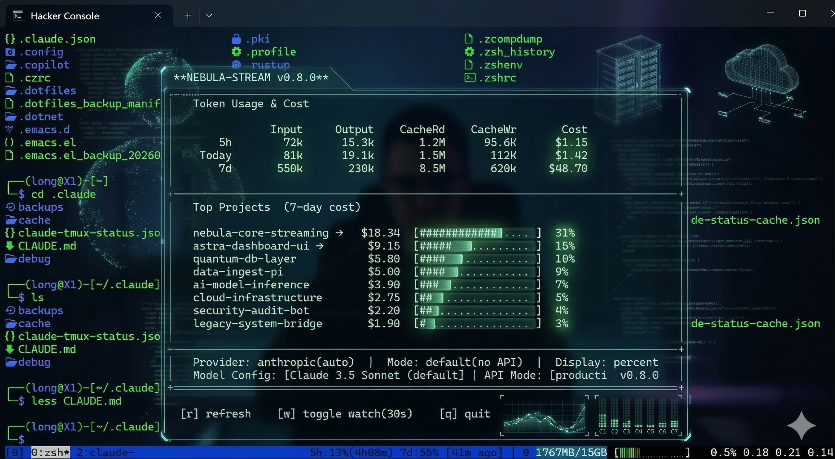 tmux-claude-status