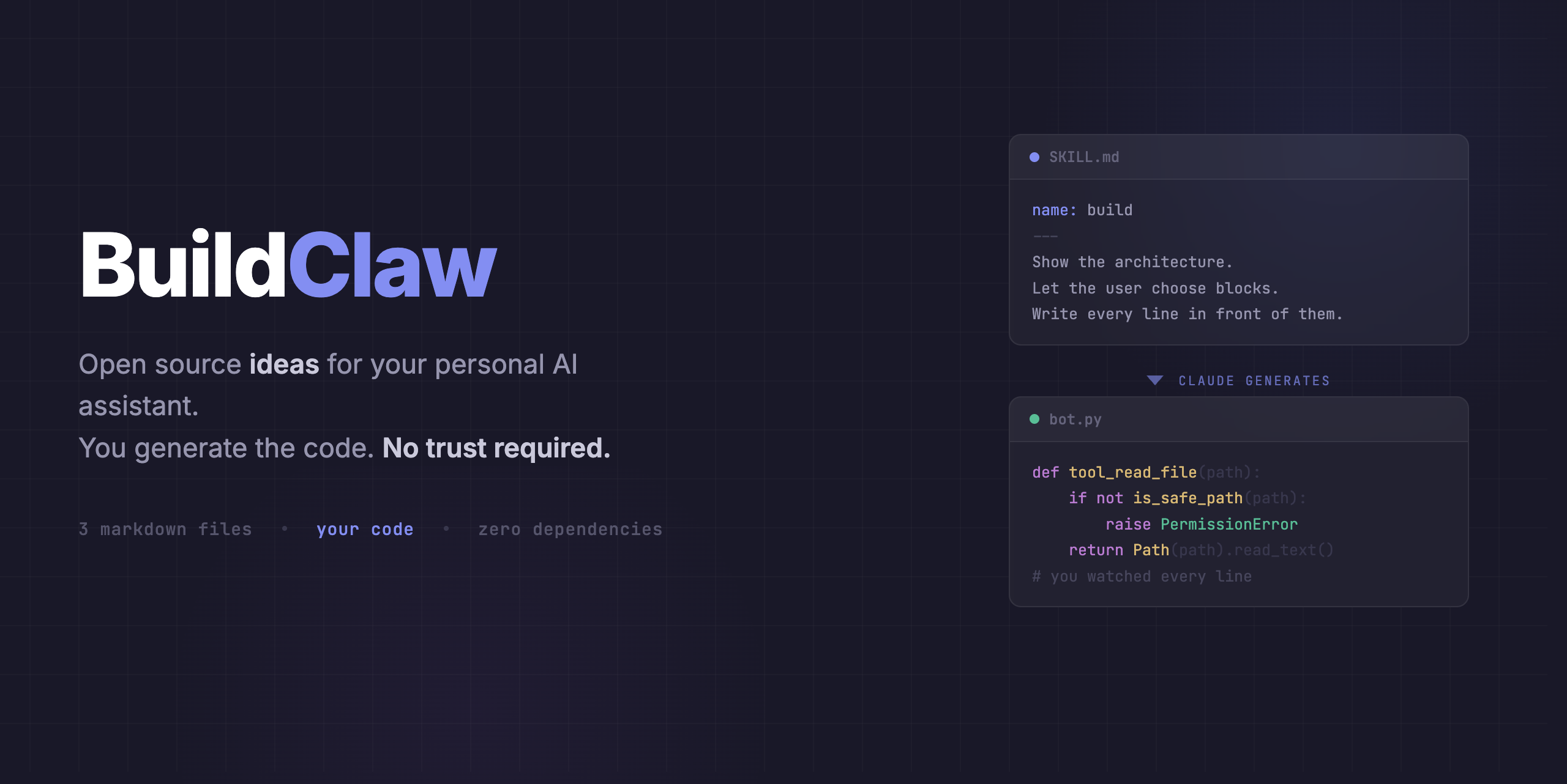 GitHub - swkpku/BuildClaw: Open source ideas for your personal AI ...