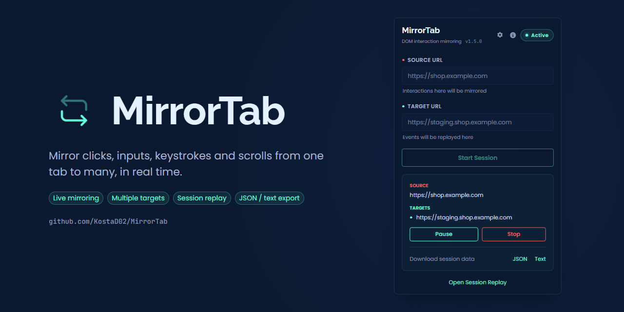 MirrorTab
