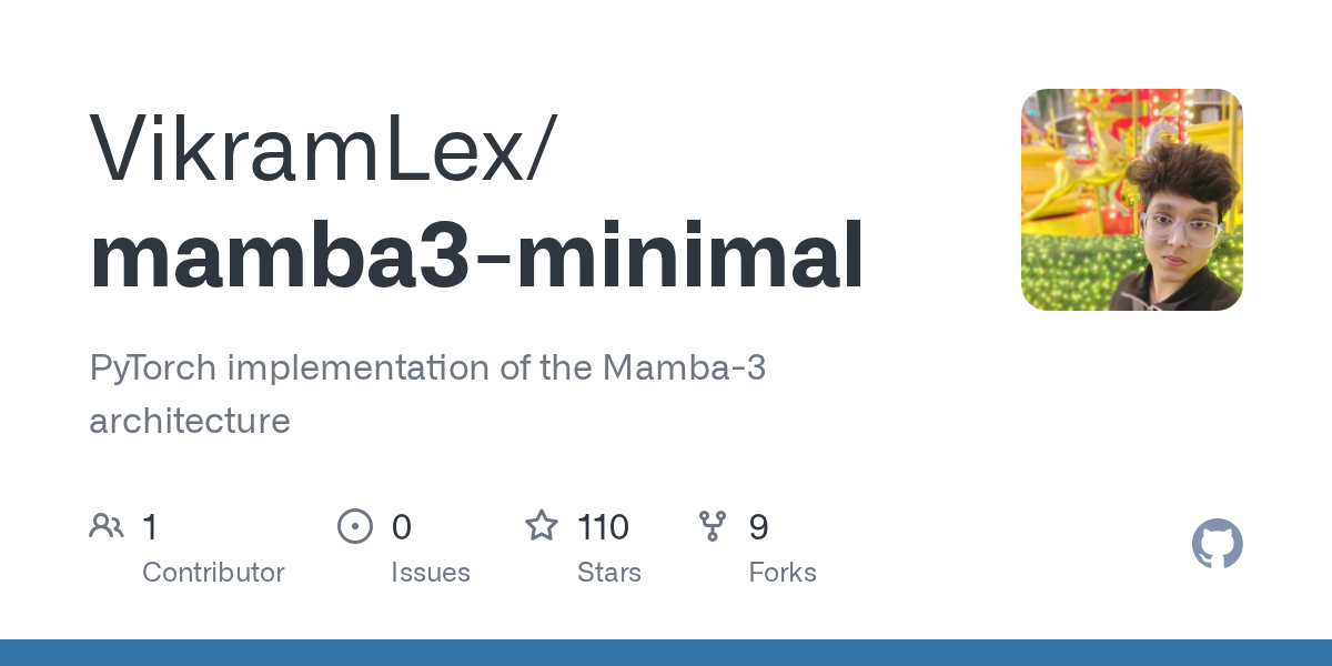 mamba3-minimal