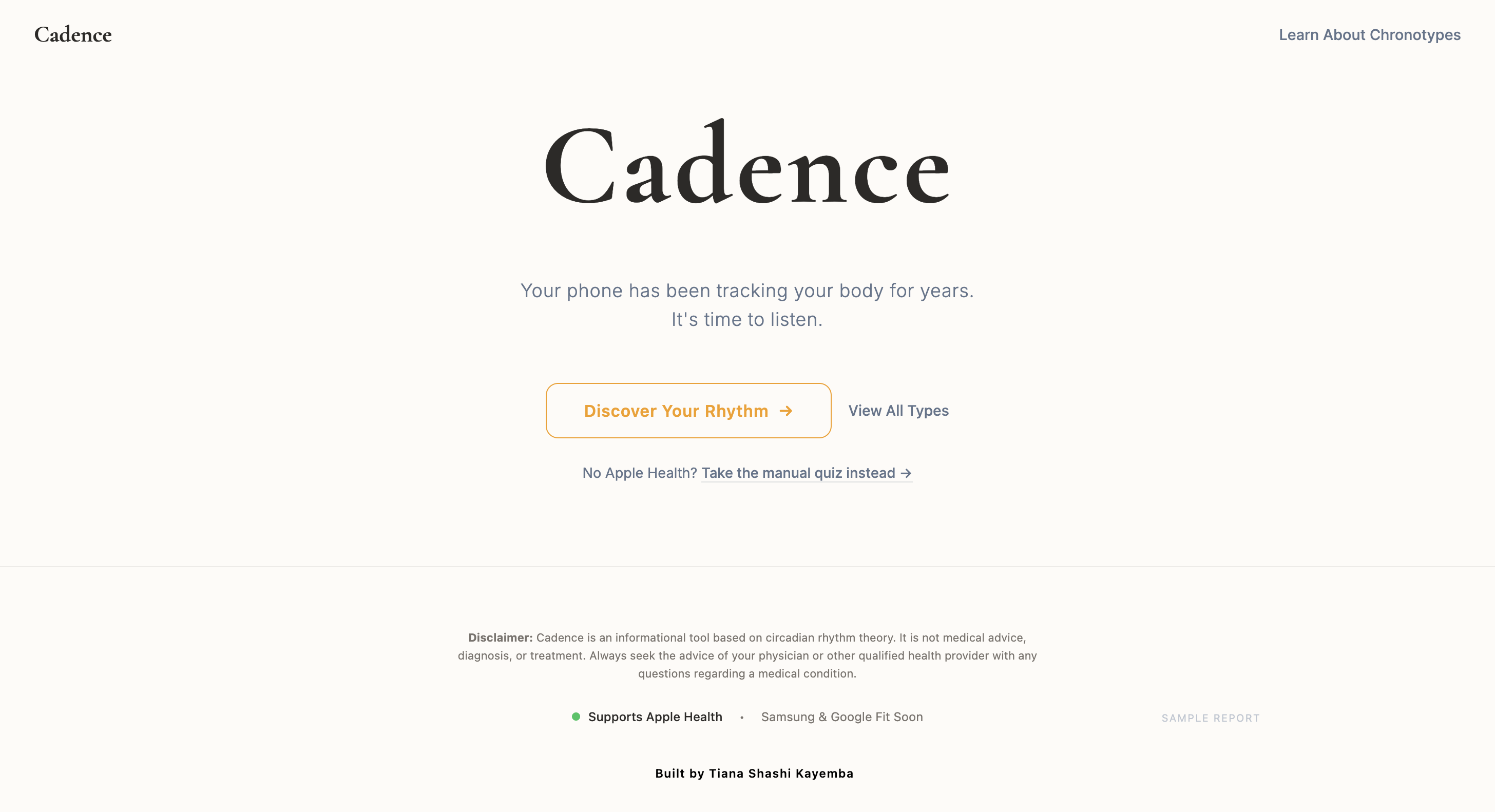 cadence