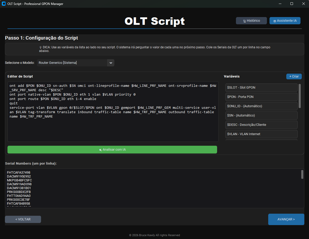 GitHub - brucekawly/olt-script: Gerador de Script para OLT