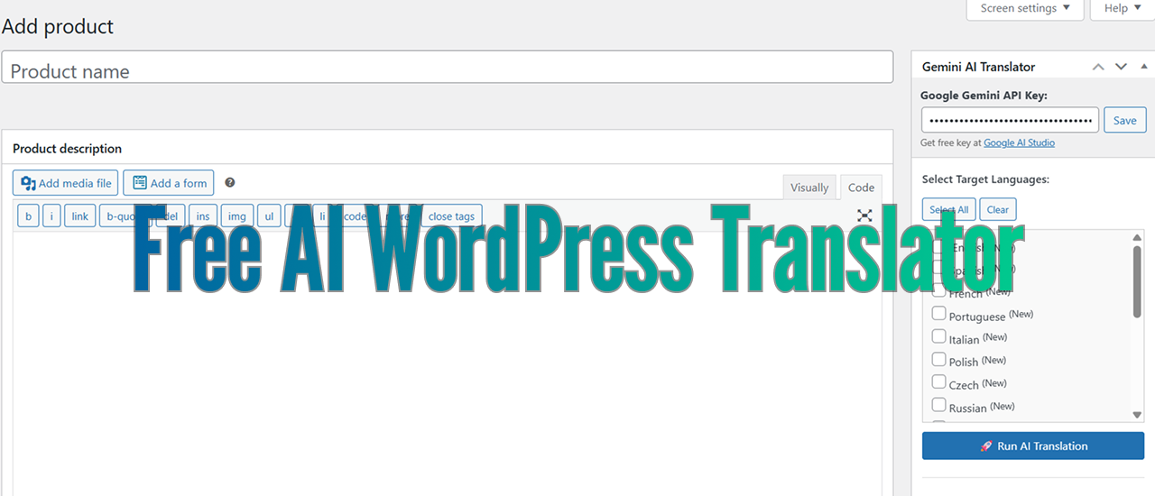 wordpress-auto-translates-ai