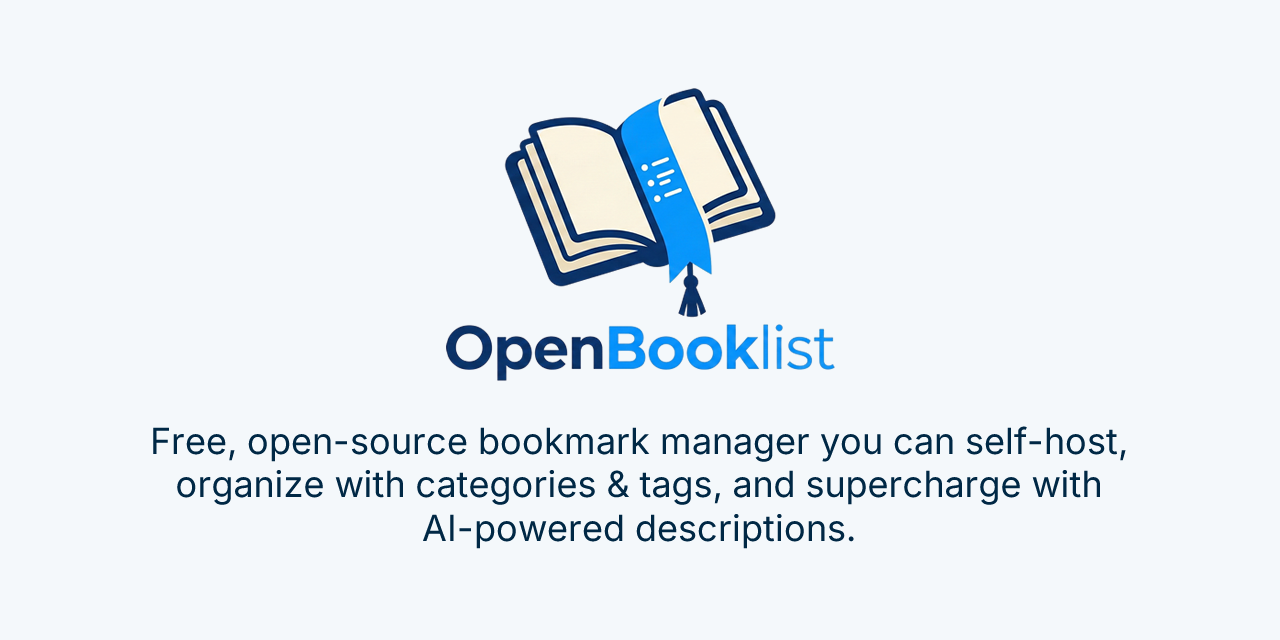 GitHub - aphoe/openbooklist: OpenBookList is a self-hosted, open-source ...