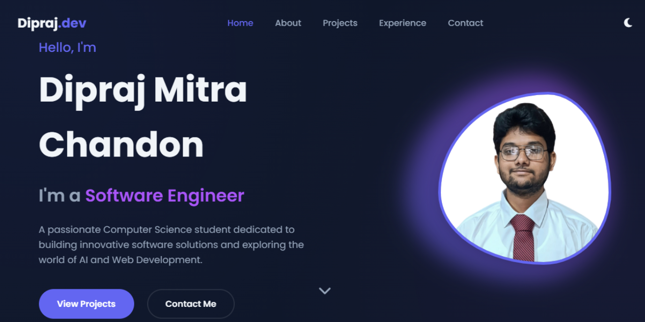 GitHub - Dipraj2/dipraj-portfolio