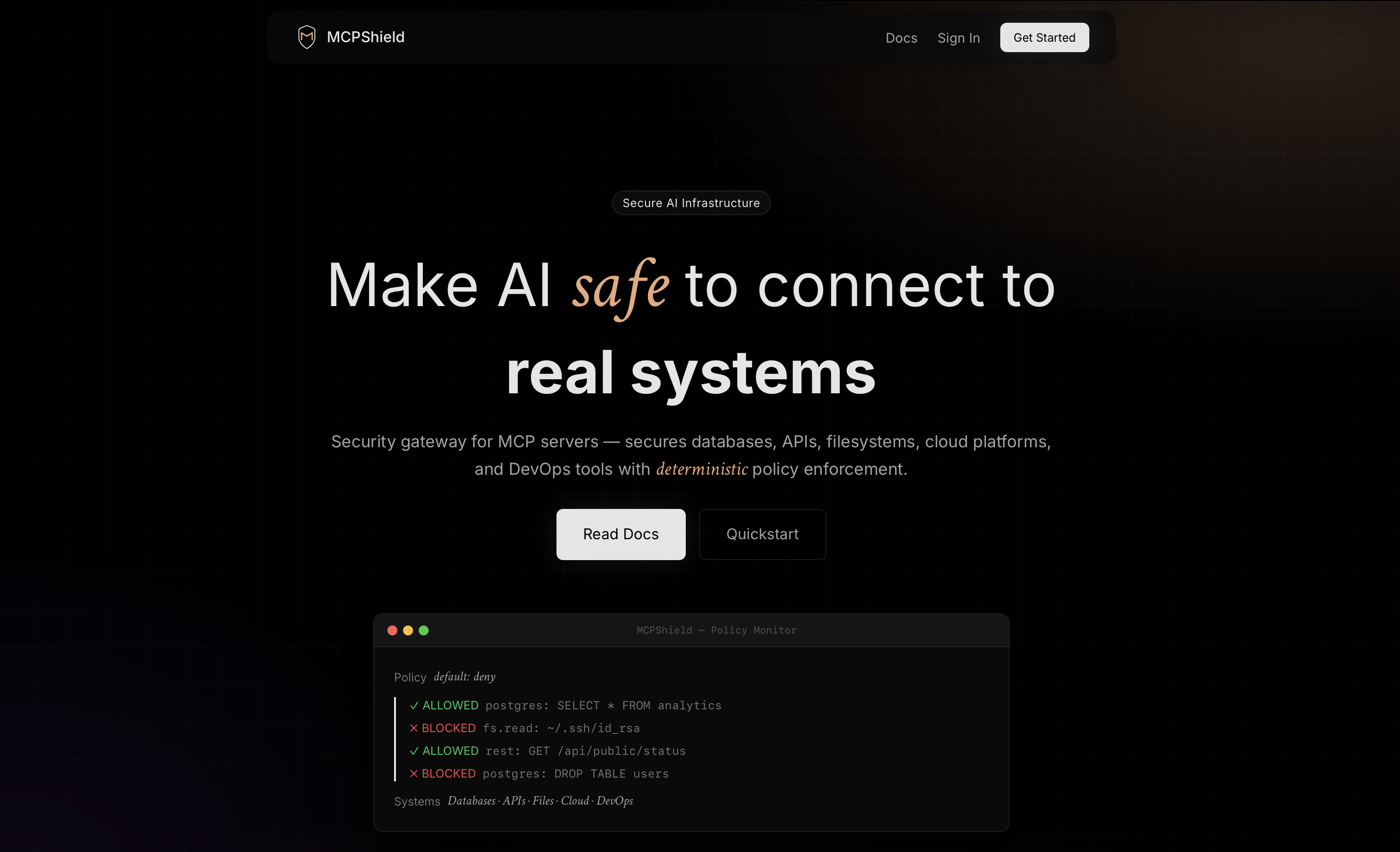 GitHub - thisiselvinsuleymanov/mcpshield: MCPShield is a secure gateway ...