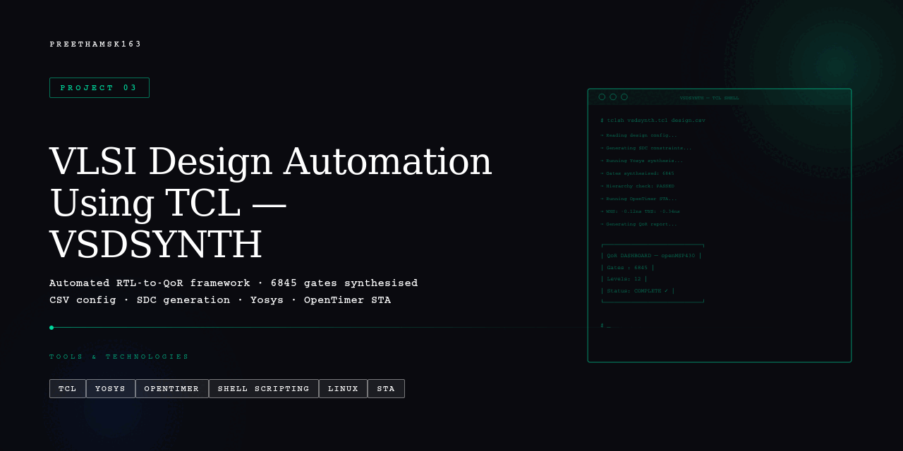 Project-3-VLSI-Design-Automation-Using-TCL-VSDSYNTH
