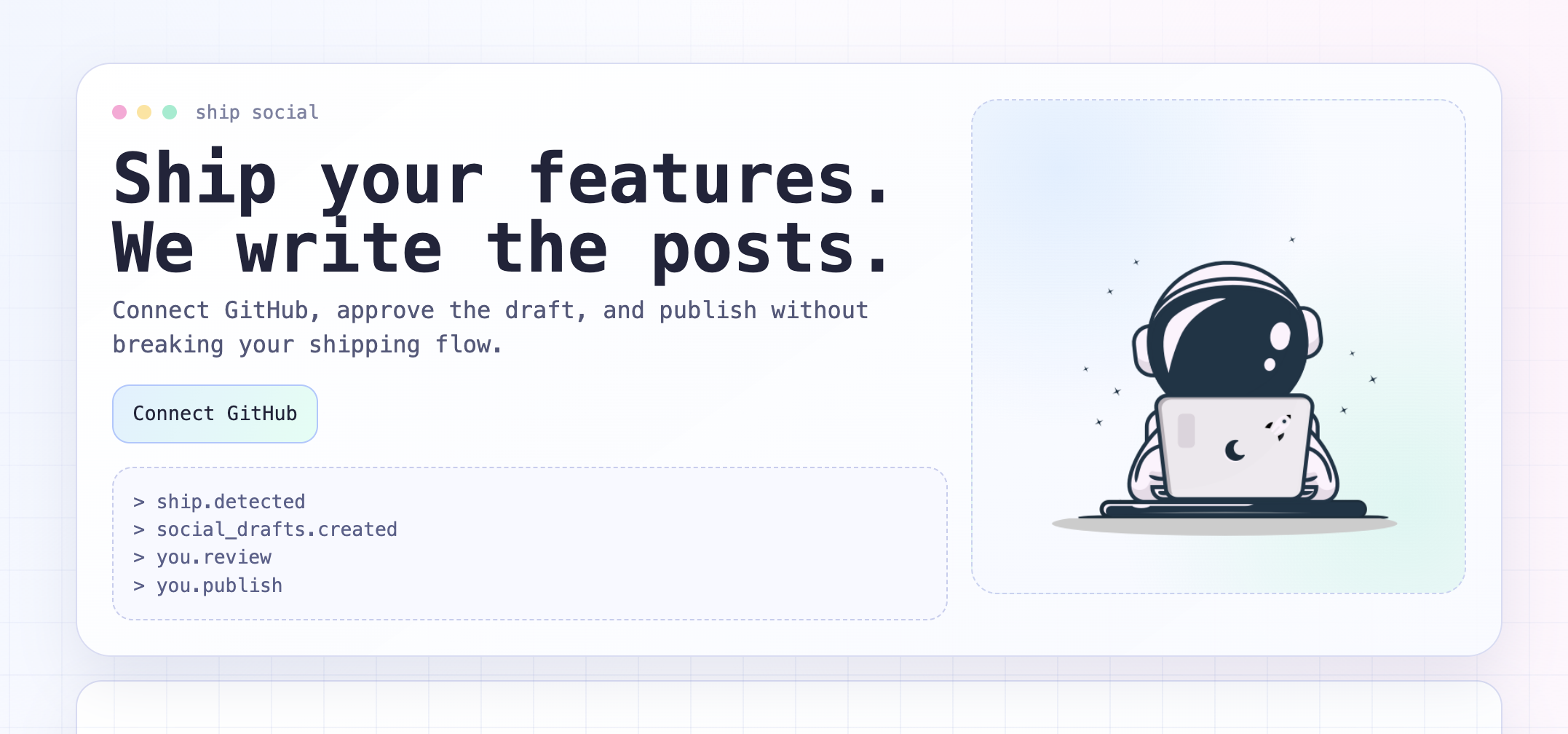 GitHub - nsoybean/ship-social: Convert GitHub releases, PRs, and ...