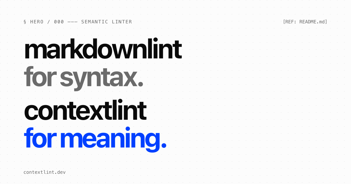 contextlint