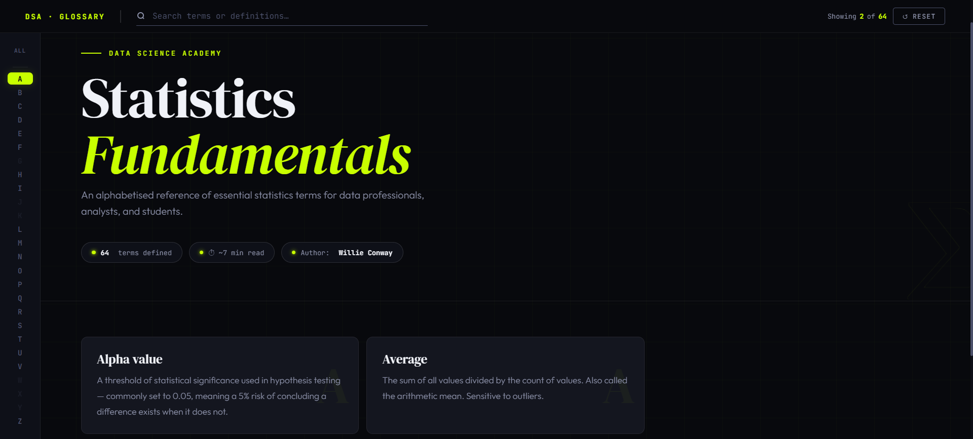 Statistics-Fundamentals