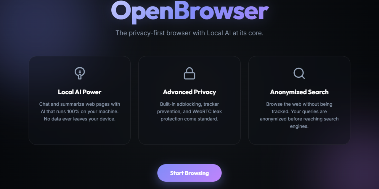 GitHub - ChrisD1231/OpenBrowser: The privacy-first browser with Local ...