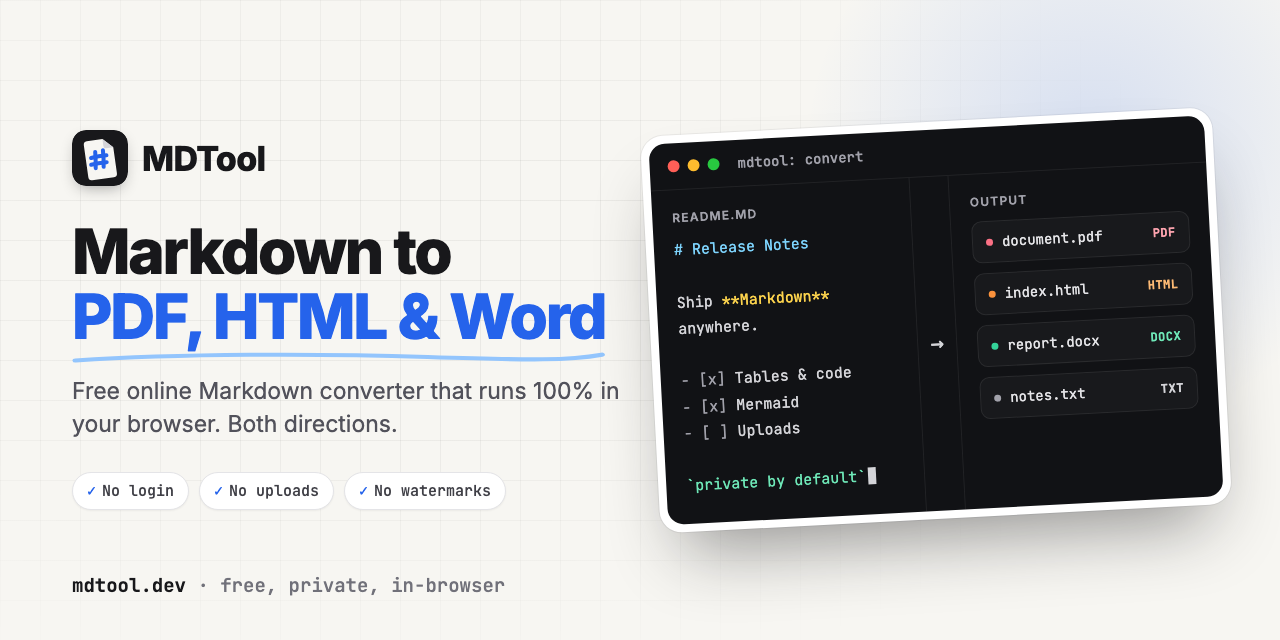 mdtool