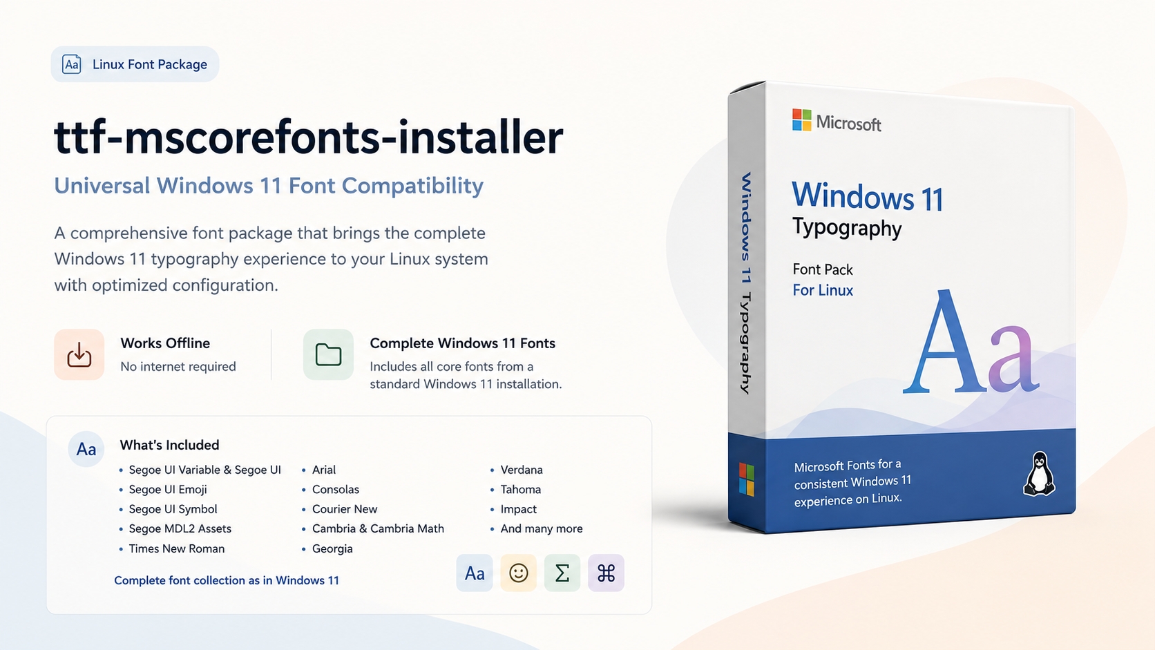ttf-mscorefonts-installer