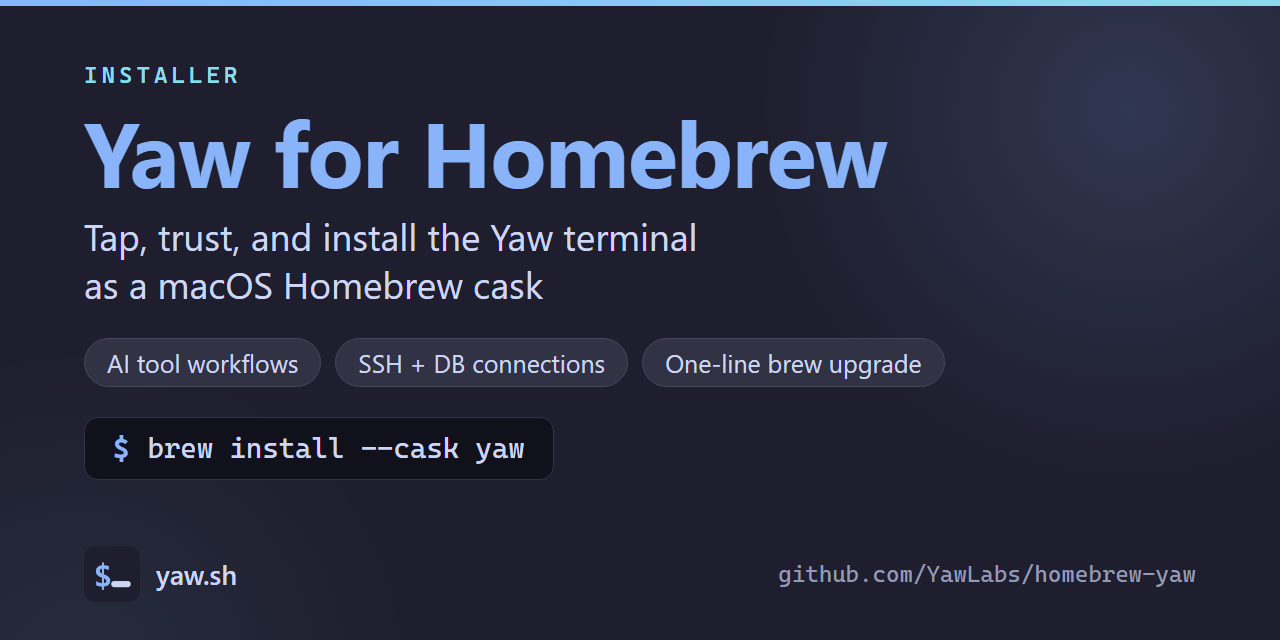 homebrew-yaw