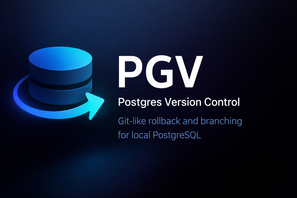 GitHub - p-arndt/pgv: Instant rollback, branching, and restore for ...
