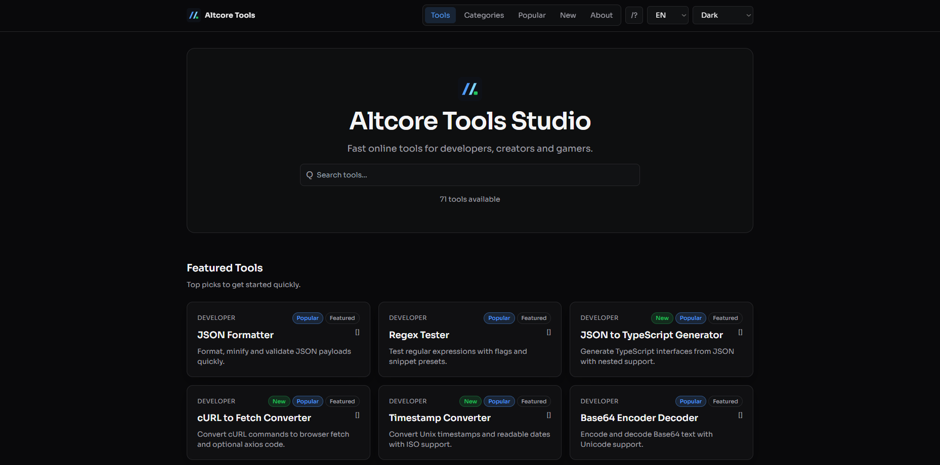Altcore-Tools-Studio