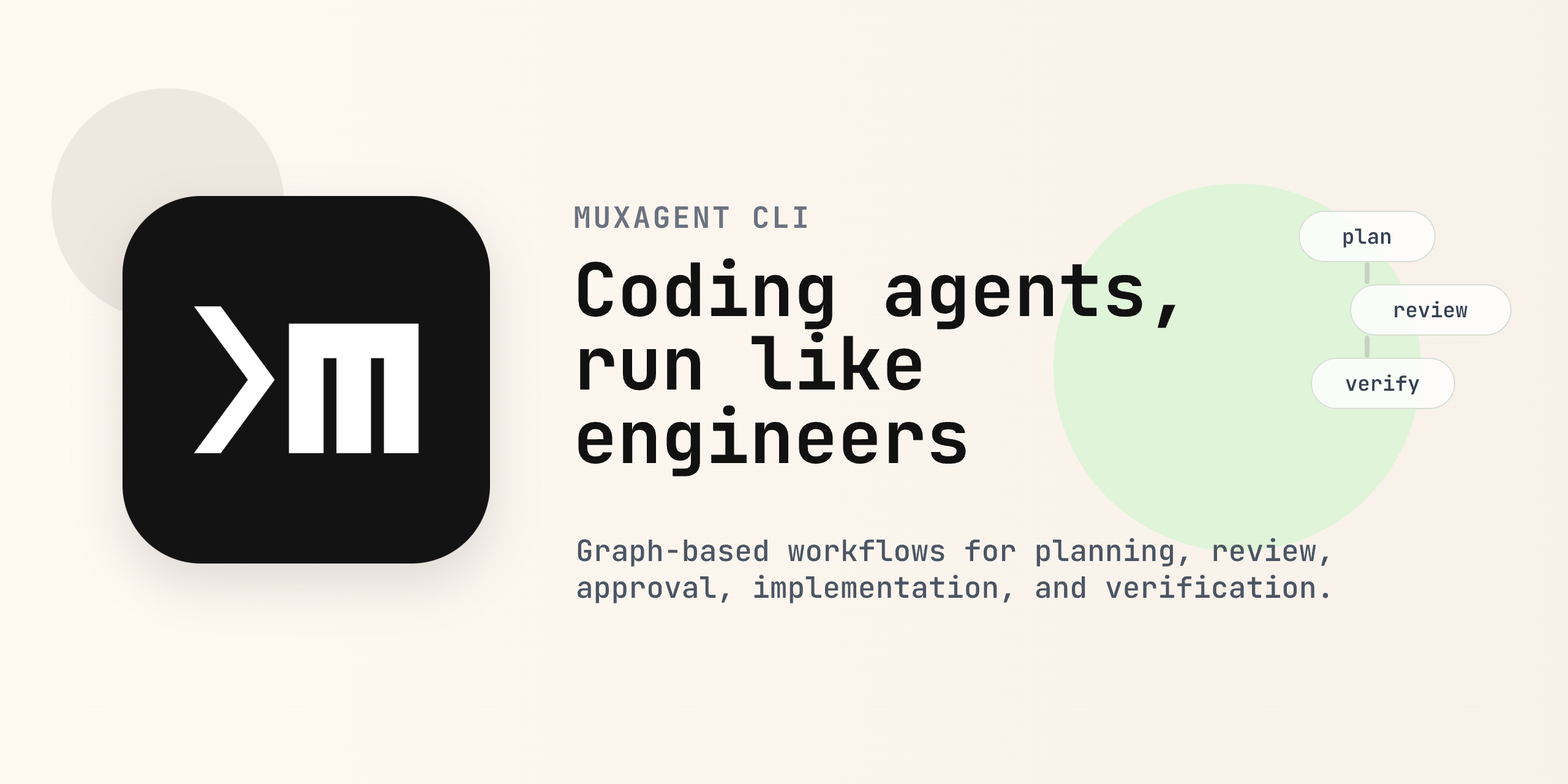 GitHub - LaLanMo/muxagent: Run coding tasks through graph-based ...