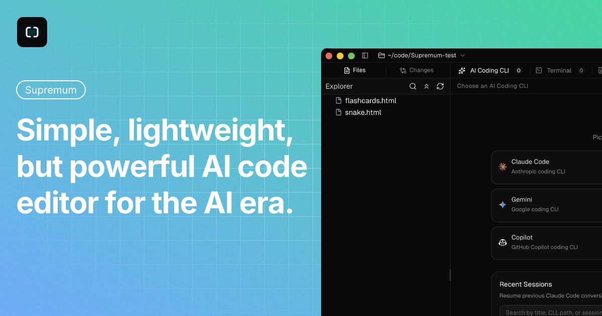 GitHub - HybridTalentComputing/Supremum: Simple, lightweight, but ...