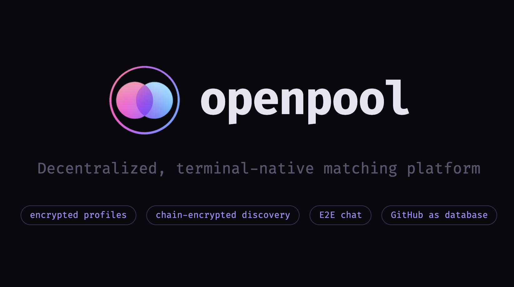 GitHub - vutran1710/openpool: openpool stack - semi-decentralized ...