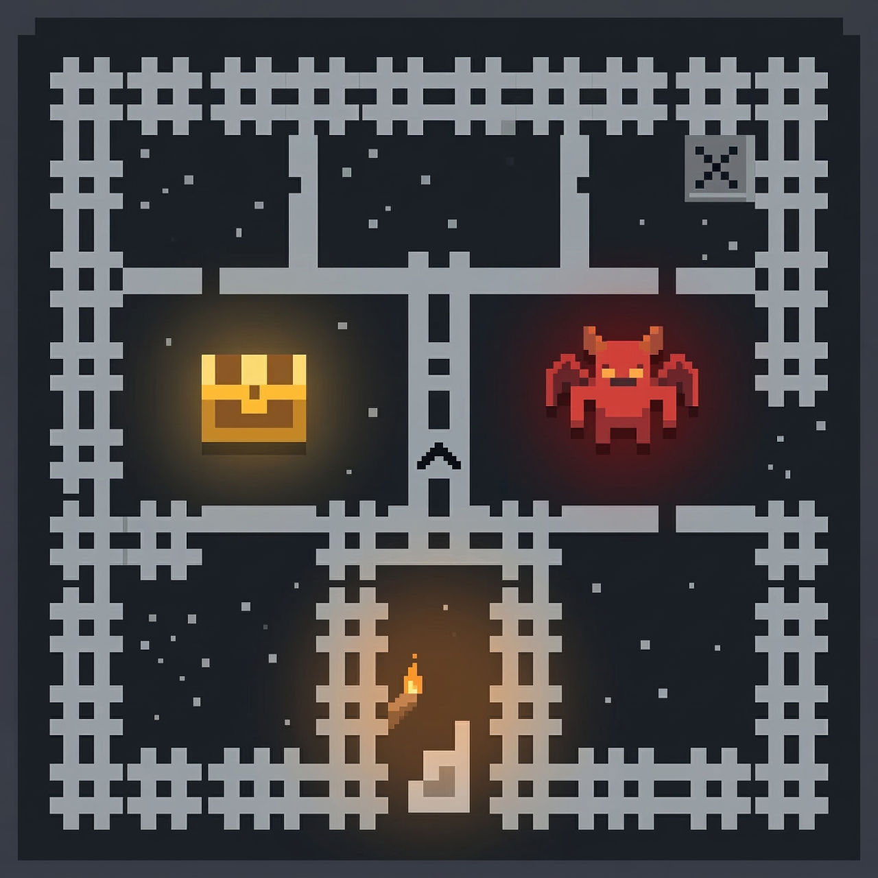 GitHub - dephyre/Dungeon-Generator: A small python scipt that makes an ...